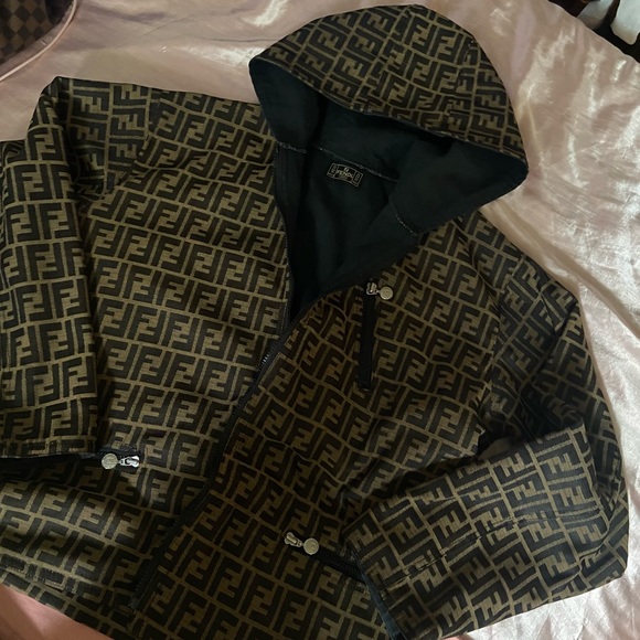 Authentic Fendi Zucca Jacket Vintaged FF Monogram - Picture 7 of 9